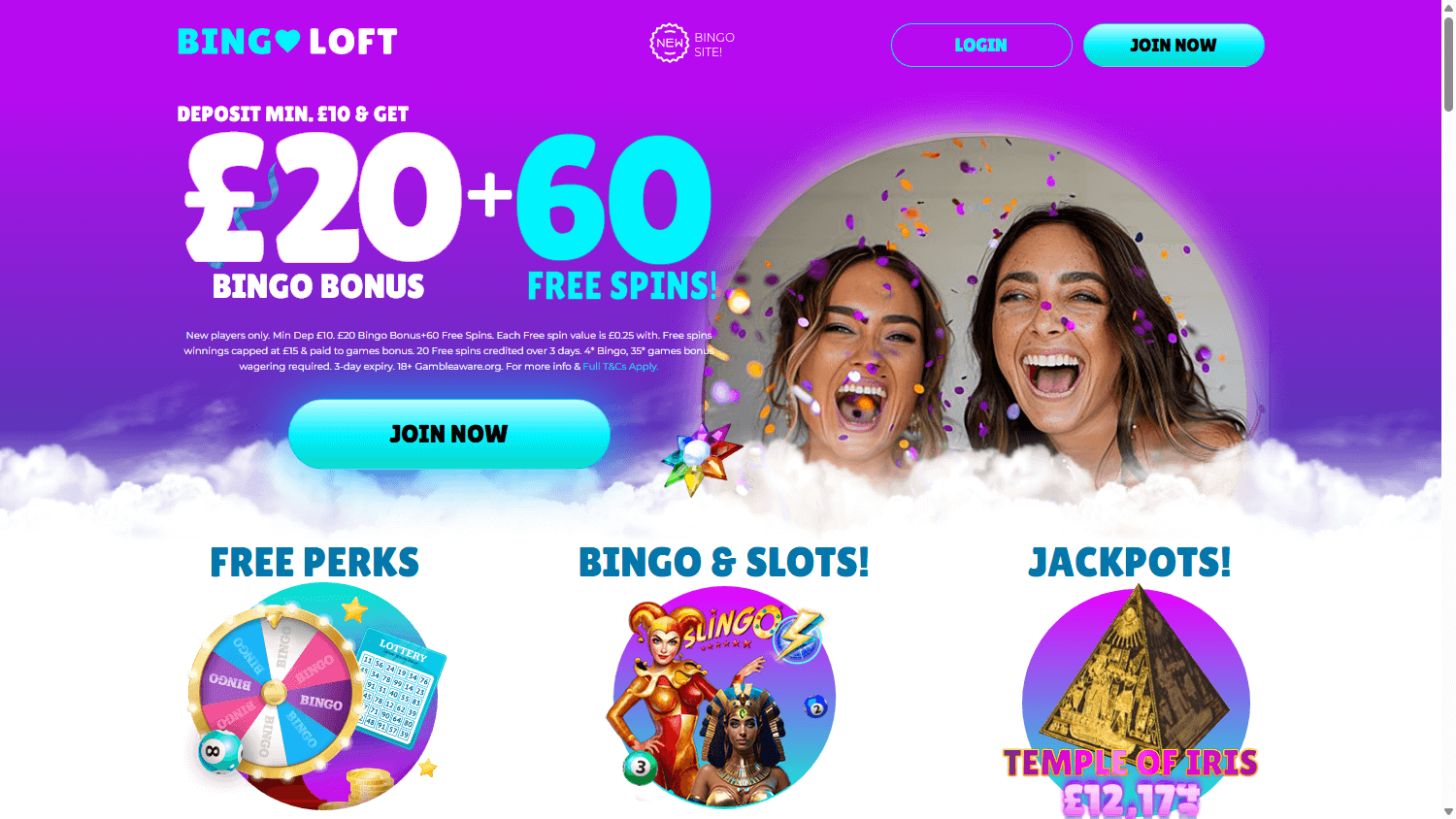 Bingo Loft Casino Desktop screenshot