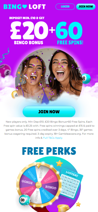 Bingo Loft Casino Mobile screenshot